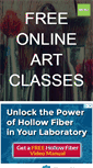 Mobile Screenshot of free-online-art-classes.com